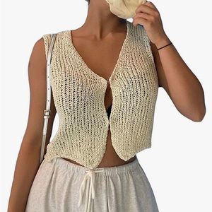 Size Medium Knit Crop Top